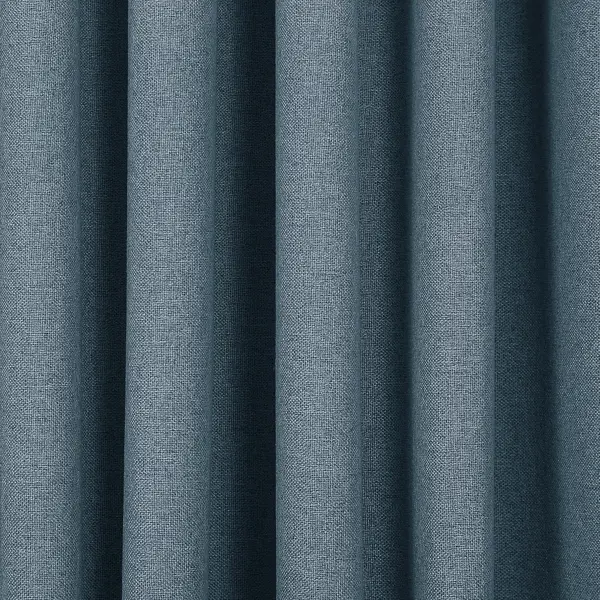 Штора на ленте блэкаут Cashmere 200x300 см цвет синий