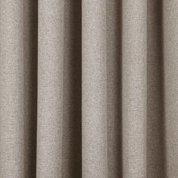 Штора на ленте блэкаут Cashmere 200x300 см цвет коричневый