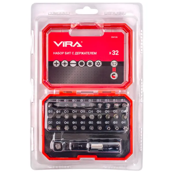 Набор бит магнитных Vira 554106, 32 шт.