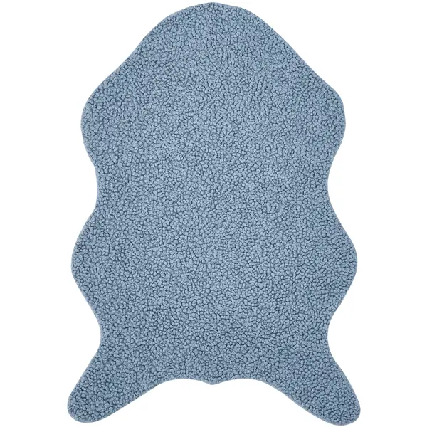 Ковер Teddy 60x90 см полиэстер цвет синий