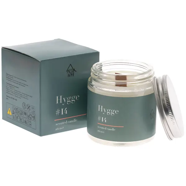 Свеча в стакане ароматизированная Hygge N14 Абсент