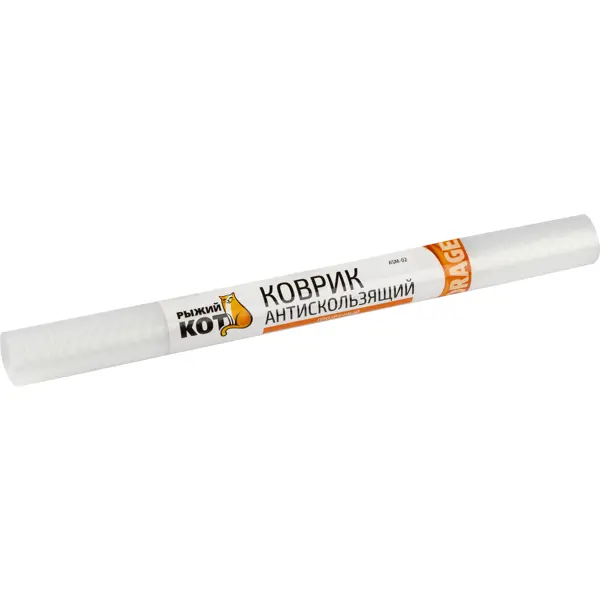 Коврик антискользящий Рыжий кот 29x45 см EVA цвет прозрачный
