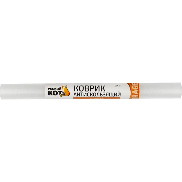Коврик антискользящий Рыжий кот 29x45 см EVA цвет прозрачный