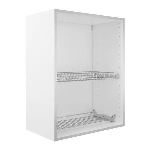 Сушилка для посуды в шкаф Konsensa 41.8x10x27 см двухуровневая сталь цвет серый