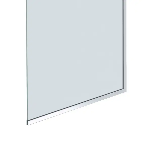 Ширма на ванну Mebelvann 70x130 см прозрачное стекло профиль хром