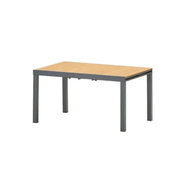 Раздвижной садовый стол Beginia Beshtau 180-240x100x75 см алюминий бежевый