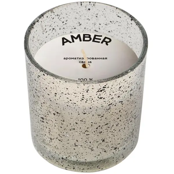 Свеча ароматическая Amber 8 см цвет разноцветный