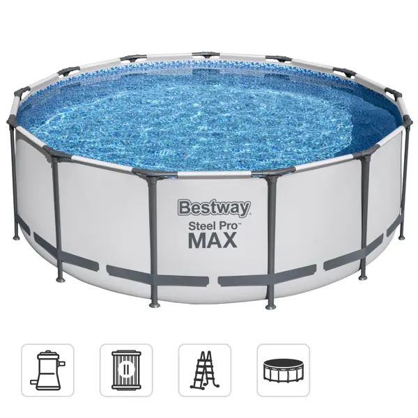 Каркасный бассейн Bestway Steel Pro Max 3.96x1.22 12690 л