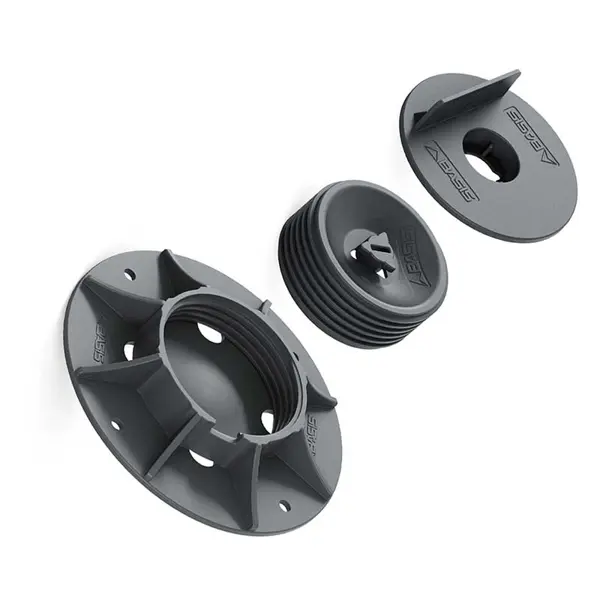 Опора для террасной доски T-Decks Professional 54-75 мм цвет черный