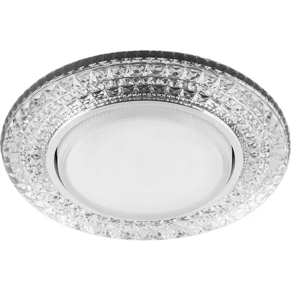 Светильник точечный встраиваемый Feron Bright CD4020 под отверстие 80 мм GX53 цвет хром