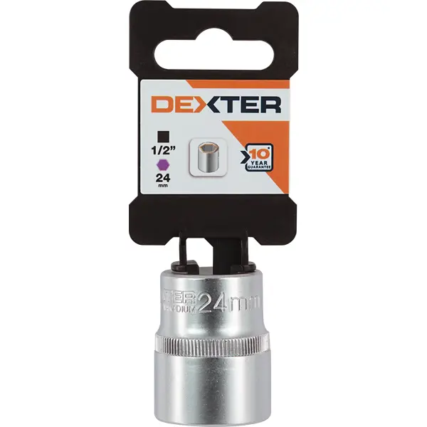 Торцевая головка шестигранная Dexter HT205136 1/2 дюйма 24 мм