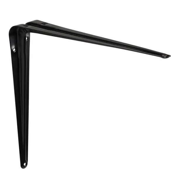 Кронштейн Normo 25x30 см нагрузка до 20 кг цвет черный