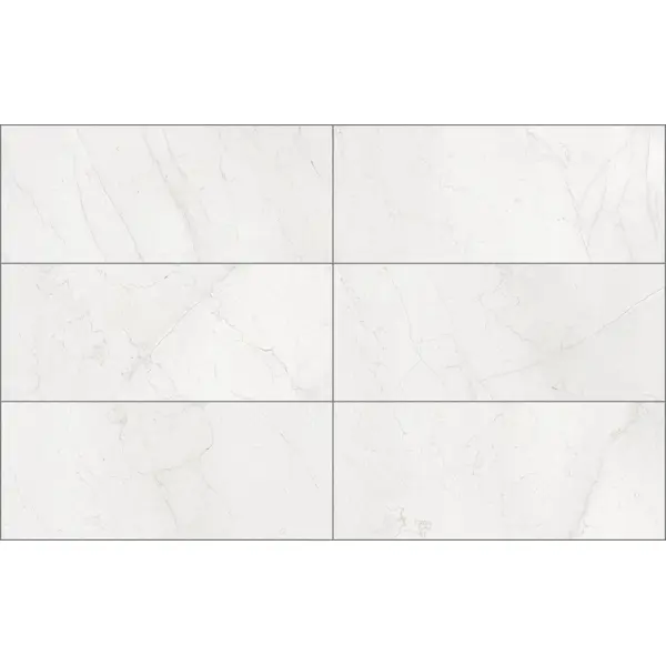 Настенная плитка Cracia Ceramica Time 01 25x60 см 1.2 м² цвет белый