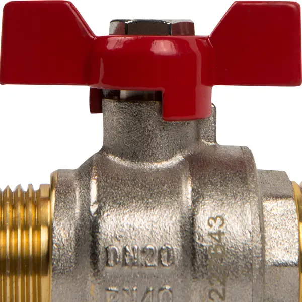 Кран шаровой Equation 3/4" наружная-наружная резьба