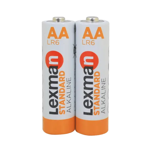 Батарейка Lexman Standard AA (LR6) алкалиновая 2 шт.