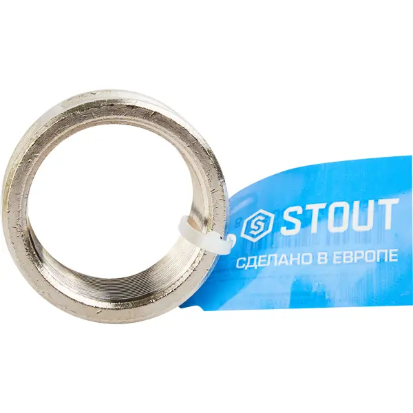 Муфта Stout 1 1/2"x1 1/2" ВР латунь SFT-0006-112112