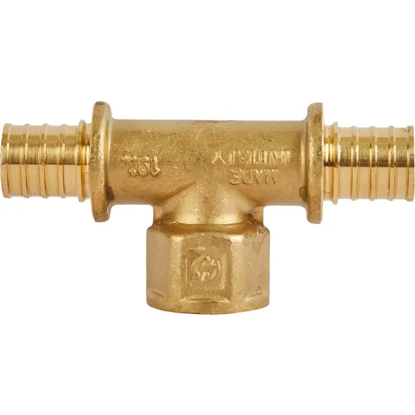 Тройник комбинированный Stout 20x1/2"x20 мм ВР латунь SFA-0028-002012