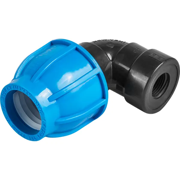 Отвод 90° Политэк 1/2"x32 мм ВР полипропилен
