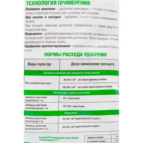Удобрение хвойное с кремнием 2.5 кг