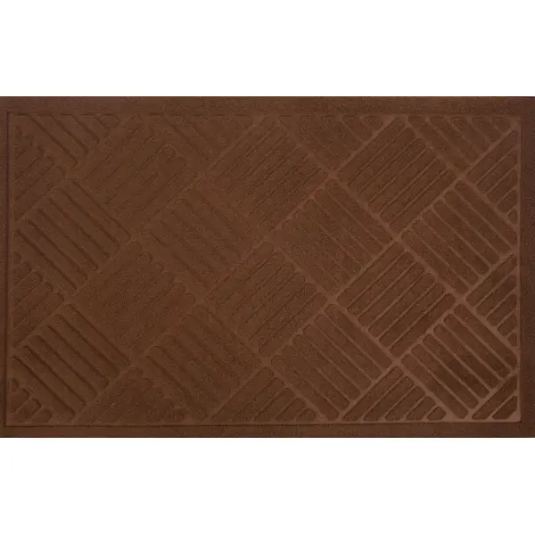 Коврик Inspire Lenzo 50x80 см полиэфир/резина цвет коричневый