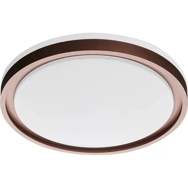 Светильник настенно-потолочный светодиодный Lumion Navil 3044/CL 30 Вт нейтральный белый свет цвет коричневый