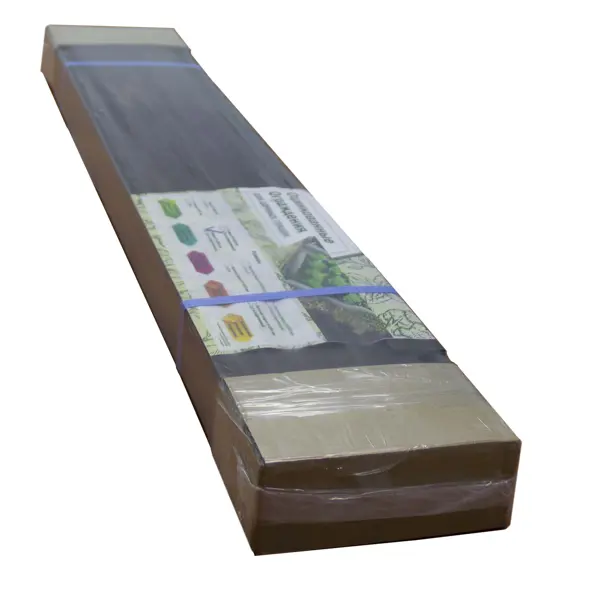 Грядка оцинкованная 100x200 см цвет коричневый