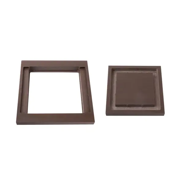 Комплект крышка/юбка для столба ДПК T-Decks 100x100 мм венге
