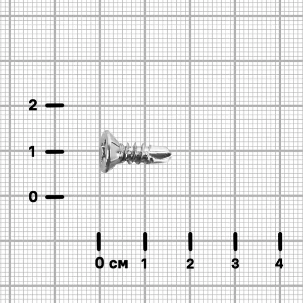 Саморезы для оконной фурнитуры потайные со сверлом 3.9x16 240 шт.
