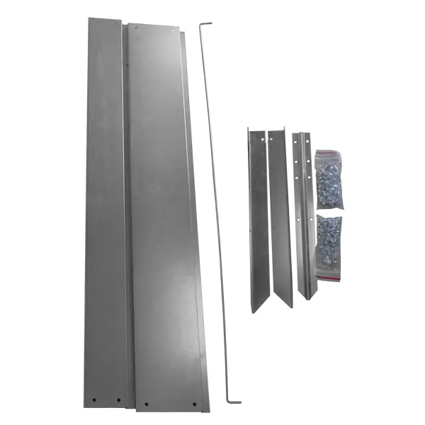 Высокая грядка 100x26x200 см v520 л металл серый