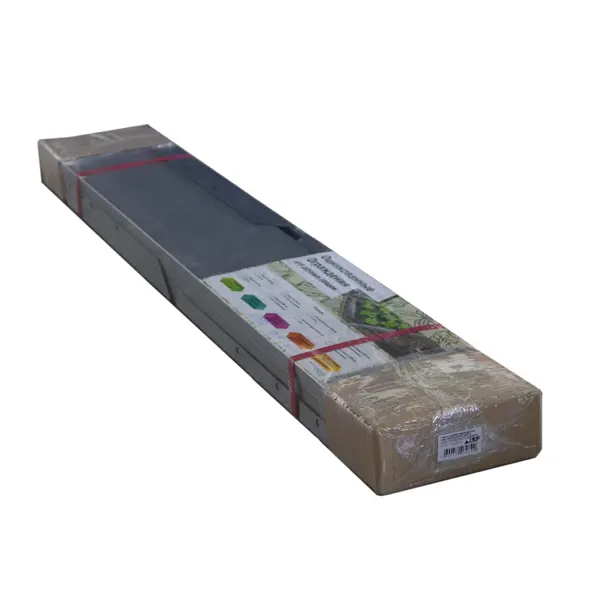 Высокая грядка 100x26x200 см v520 л металл серый