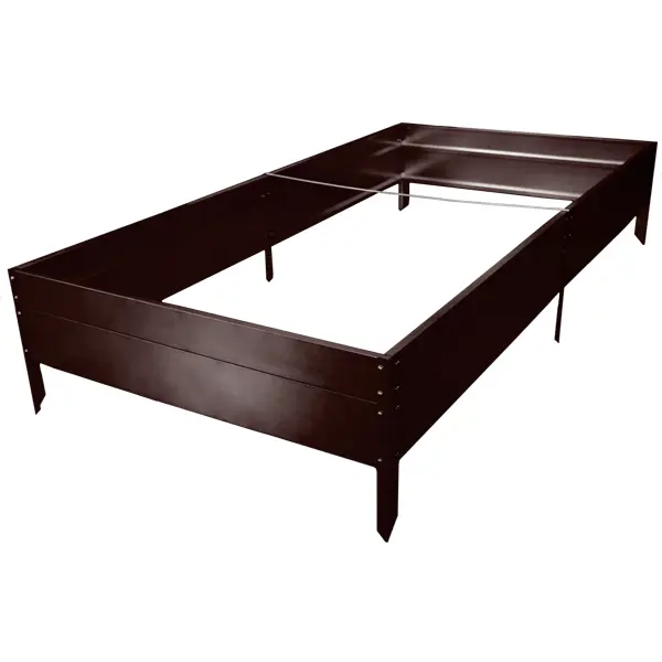 Высокая грядка 100x26x200 см v520 л металл коричневый