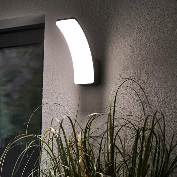 Светильник уличный настенный Inspire Lakko LED 1000 Лм 4000 К IP44 цвет серый