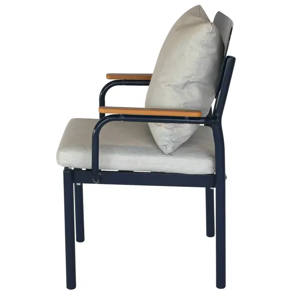 Садовое кресло с подушкой Garden Story Rockhill GS064 57x62x87 см алюминий