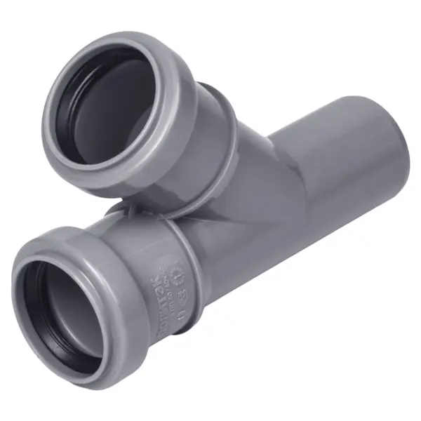 Тройник Политэк 40x40x40/45° полипропилен