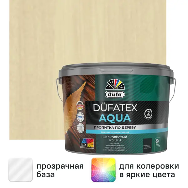 Пропитка для дерева водная прозрачная Dufatex aqua 5 л
