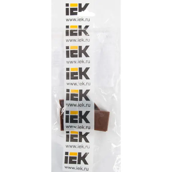 Заглушка для кабель-канала IEK 40x25 мм цвет дуб 4 шт.