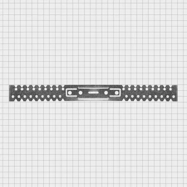 Прямой подвес профилей 275x30x0.4