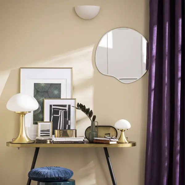 Декоративное зеркало Inspire Farol Brass 55 см круглое цвет золотой