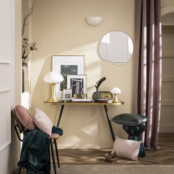 Декоративное зеркало Inspire Farol Brass 55 см круглое цвет золотой