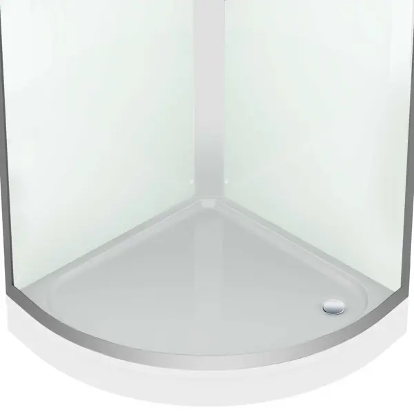 Душевая кабина Domani-Spa Simple низкий поддон 90x90 см цвет хром