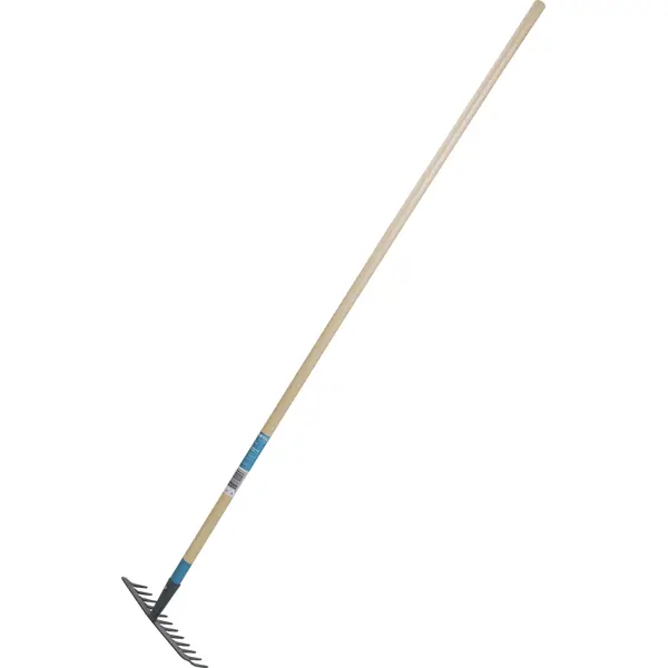 Грабли универсальные Fiskars Plantic Light 12 зубьев 152 см сталь с черенком