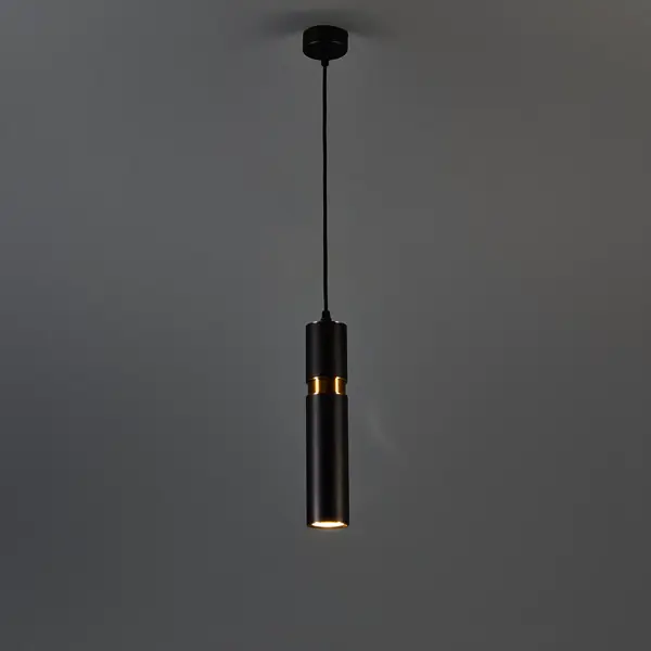 Светильник подвесной Arte Lamp Ran 1 лампа цвет черный