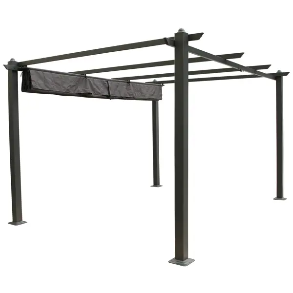 Пергола Olivia GS067 3x4x2.2 м алюминий серый