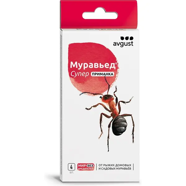 Средство для защиты от муравьев «Муравьед Супер» приманка 4 шт