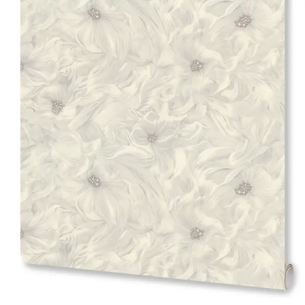 Обои флизелиновые Euro Decor Mia белые 1.06 м ED7303-00