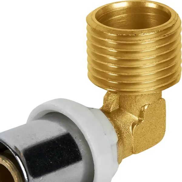 Угол комбинированный 90° 1/2"x16 мм НР латунь Aquabeam ABP.253.Y.001604