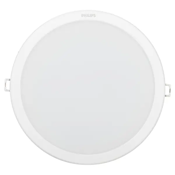 Светильник точечный светодиодный встраиваемый Philips LED20 под отверстие 200 мм 1 м² нейтральный белый свет, цвет белый