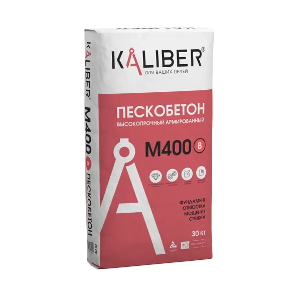 Пескобетон М400 Kaliber В 30 кг
