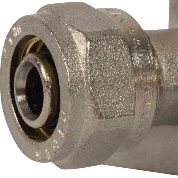 Водорозетка проходная Valtec 1/2"x16 мм ВР латунь VTM.334