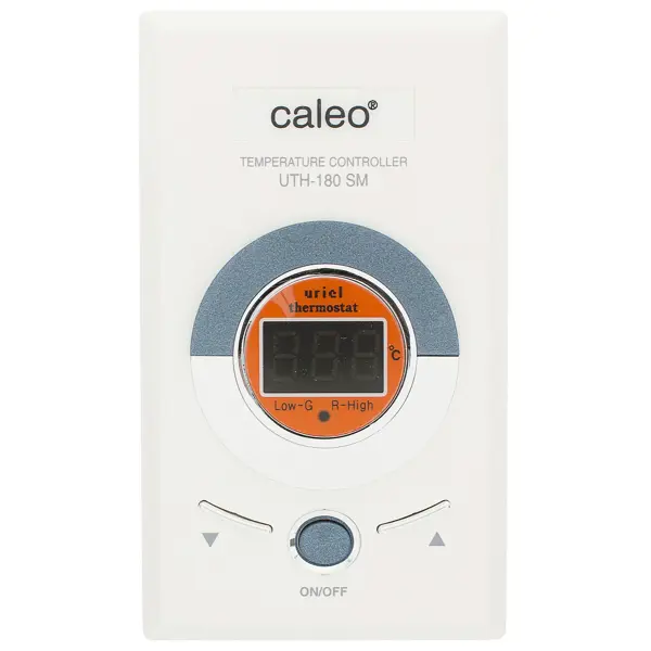 Терморегулятор для систем обогрева кровли и открытых площадок Caleo UTH-180 SM электронный цвет белый